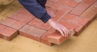 Verharding met klinkers